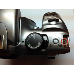 Замена Canon EOS Digital Rebel (300D) в верхнем корпусе