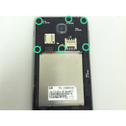 LG Escape (p870) Замена сенсорного экрана / цифрового планшета