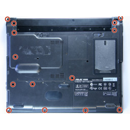 Разборка Asus V6800V в нижнем регистре